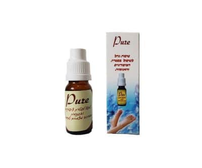 טיפות פיור לטיפול בנגעים בציפורניים